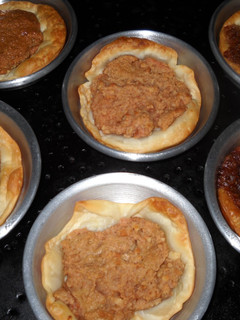 Una foto de Tarteletas con pasta de maní