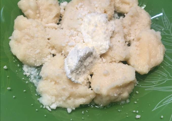 Ленивые вареники из детского кефира