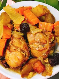 Hình của món Cari gà eatclean.
