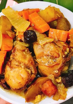 Hình của món Cari gà eatclean.