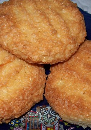 Una foto de Receta sencilla de galletas de coco