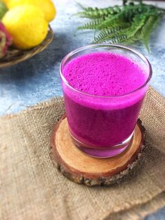 Foto resep Smoothies Oatmeal dan Buah Naga