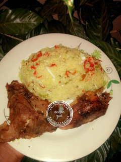 Fried cous cous ainihin hoton girkin