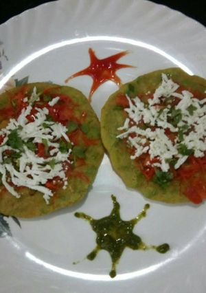 A picture of Green Pea Pancake.