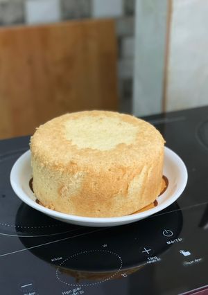 Hình của món Bánh bông lan hấp.