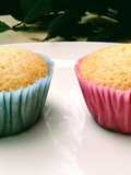 Muffins de chocolate blanco