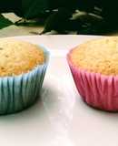 Muffins de chocolate blanco