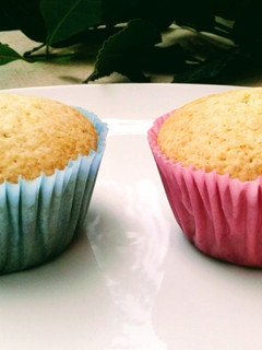Una foto de Muffins de chocolate blanco