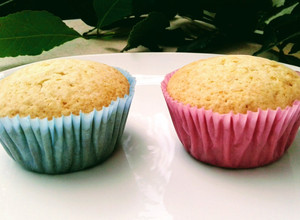 Una foto de Muffins de chocolate blanco