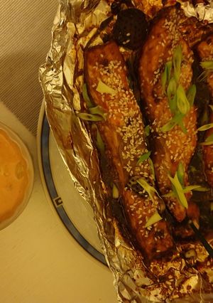 Foto resep Baked salmon with chili mayo (Salmon panggang a la Jepang)