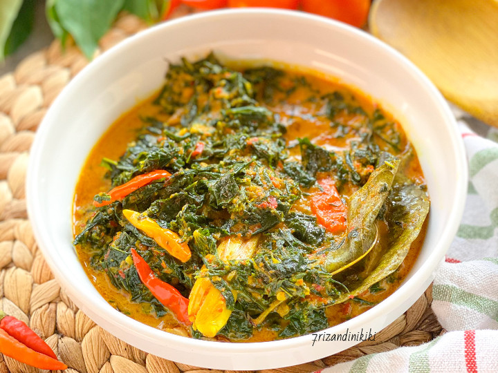 Resep Gulai daun singkong pedas, Enak Banget