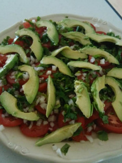 Una foto de Ensalada de tomate