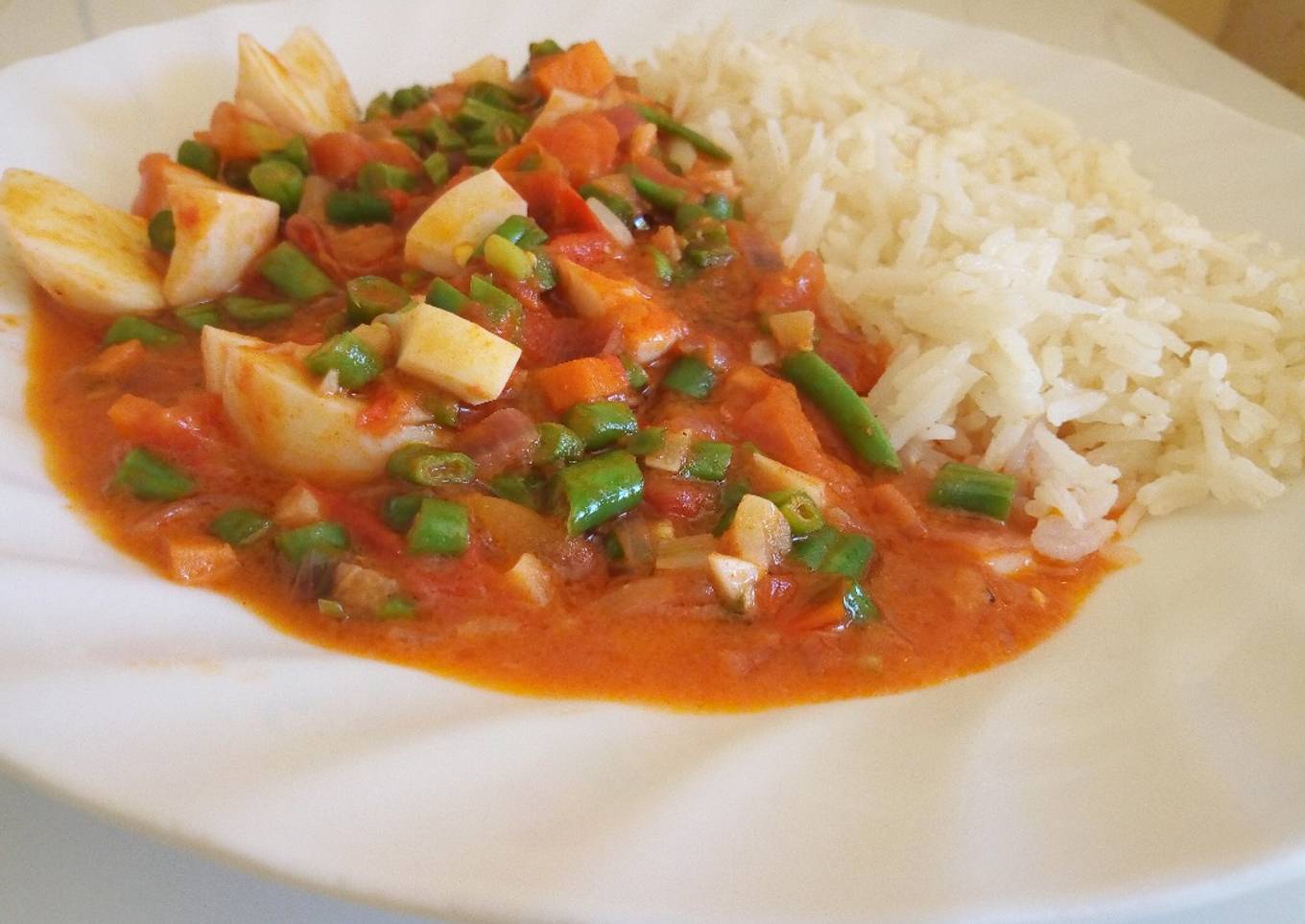 Vegetable Egg Curry