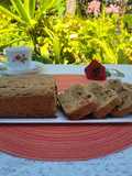 Budín con vino de frutillas