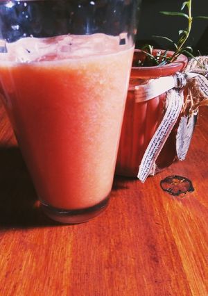 Una foto de Licuado de pomelo y zanahoria