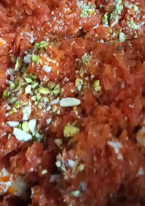 A picture of Gajar ka Halwa.