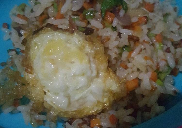 Resep Nasi goreng kornet Anti Gagal