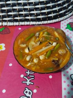 Foto resep Sop Merah Jamur kancing