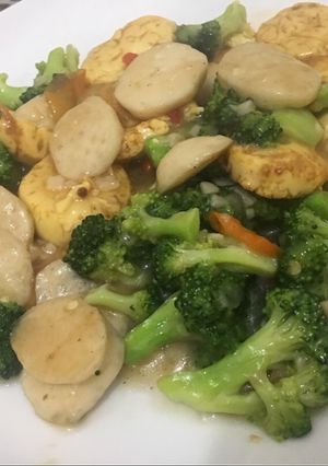 Foto resep Tumis Brokoli, Bakso, Tahu Jepang