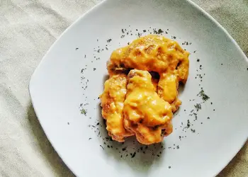 Resep Mudah Chicken wing&amp;#39;s cheese sauce (sayap ayam goreng saus keju) Paling Enak