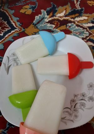 عکسی از دستور بستنی بدون ثعلب