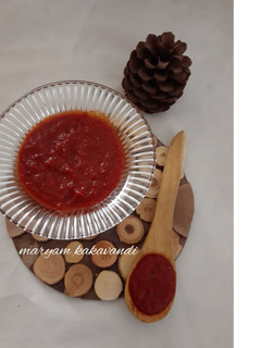 عکسی از دستور سس گوجه فرنگی خانگی