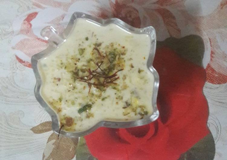 Easiest Way to Prepare Homemade Rice kheer / Indian Rice pudding