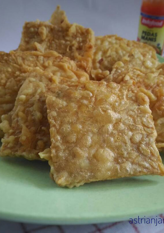 Foto resep Tempe Goreng Tepung Kriuk-kriuk Simple