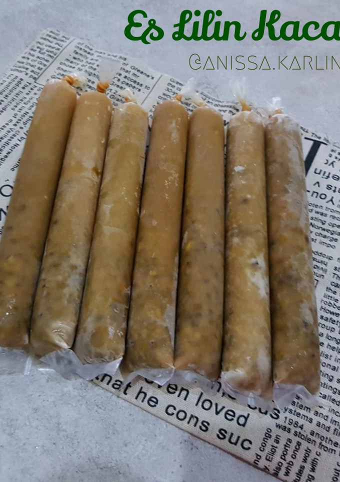 Foto resep Es Lilin Kacang Hijau