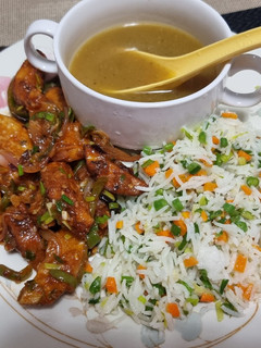 A picture of Pumpkin soup.