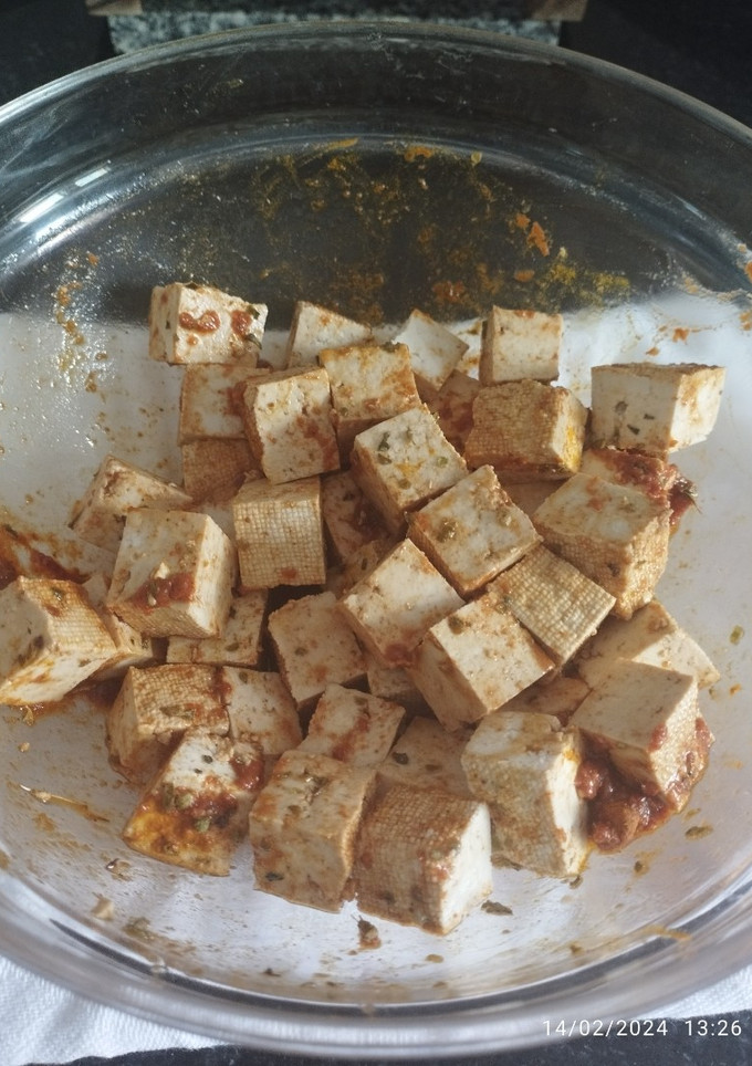 Una foto de Marinado para tofu