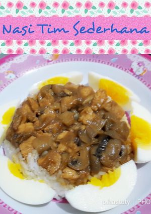 Foto resep Nasi Tim Sederhana