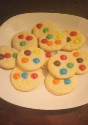 Una foto de Galletas con M&M