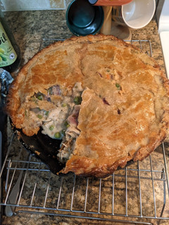A picture of Jo's Chicken Pot Pie Filling.