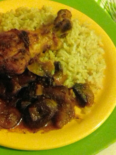 "Barackos csirketagine" sütőben recept fotója