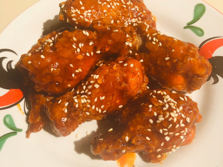 Resep Wings fire chicken saus ala korea Anti Gagal