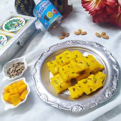 A picture of Mango kalakand.