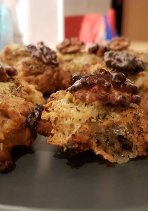 Une photo de Cookies gorgonzola et noix