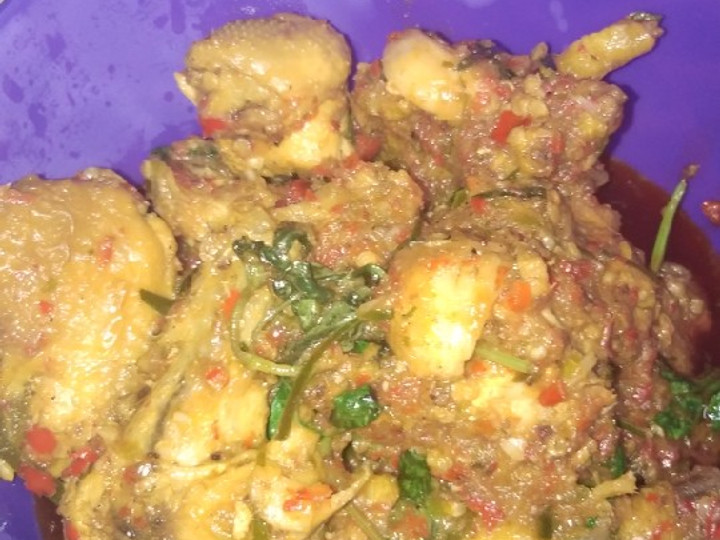 Cara Buat Ayam bumbu kemangi Praktis