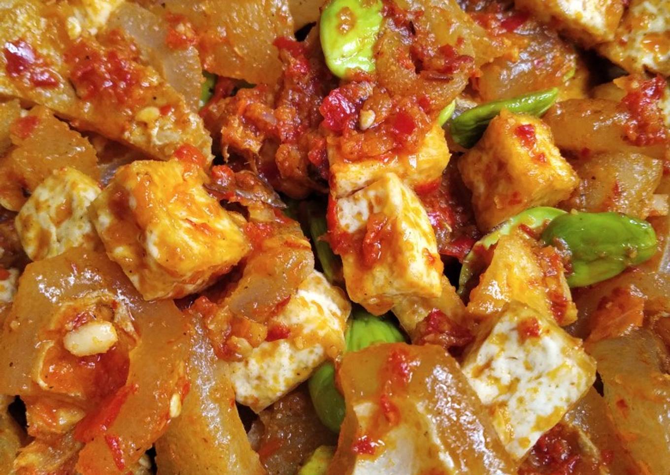 Sambel Goreng Kulit dan Tahu