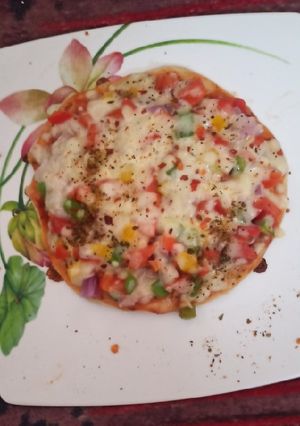 A picture of Homemade pizza.
