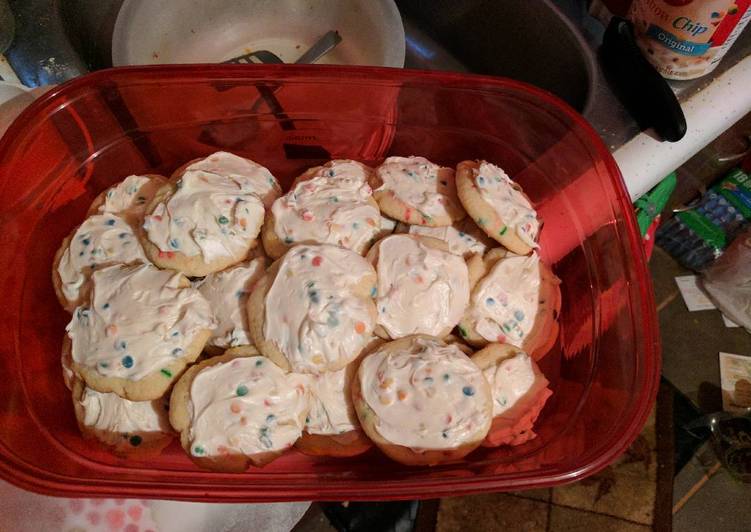 Confetti Cake Batter Cookies