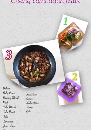 Foto resep Oseng Cumi Daun Jeruk