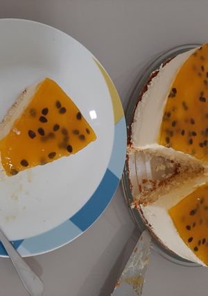 Foto de Bolo Mousse de Maracujá