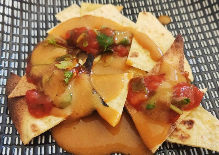 🌸 Nachos vegan (test 2 pour sauce cheddar vegan)