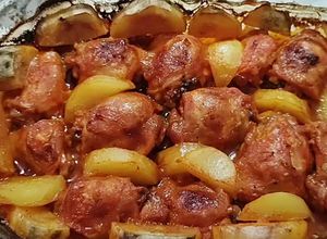 Foto de Coxas de Frango Assadas