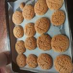 Crunchy oat cookies