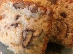 Una foto de Budín de nueces y coñac