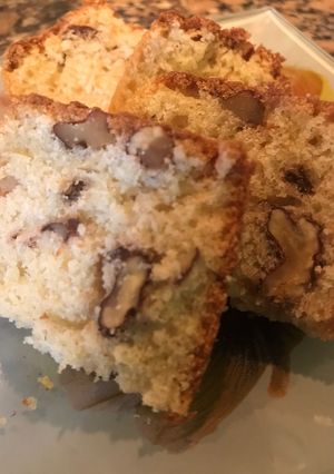 Una foto de Budín de nueces y coñac