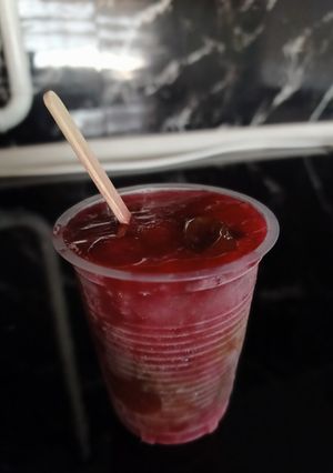 عکسی از دستور اسکمو آلبالو و گوجه سبز❤️